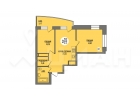 2-комн. квартира, 55,41 м178